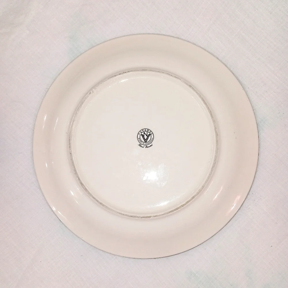 Favanol Portugal Crate & Barrel Martinique Dinner Plate - Picture 3 of 3
